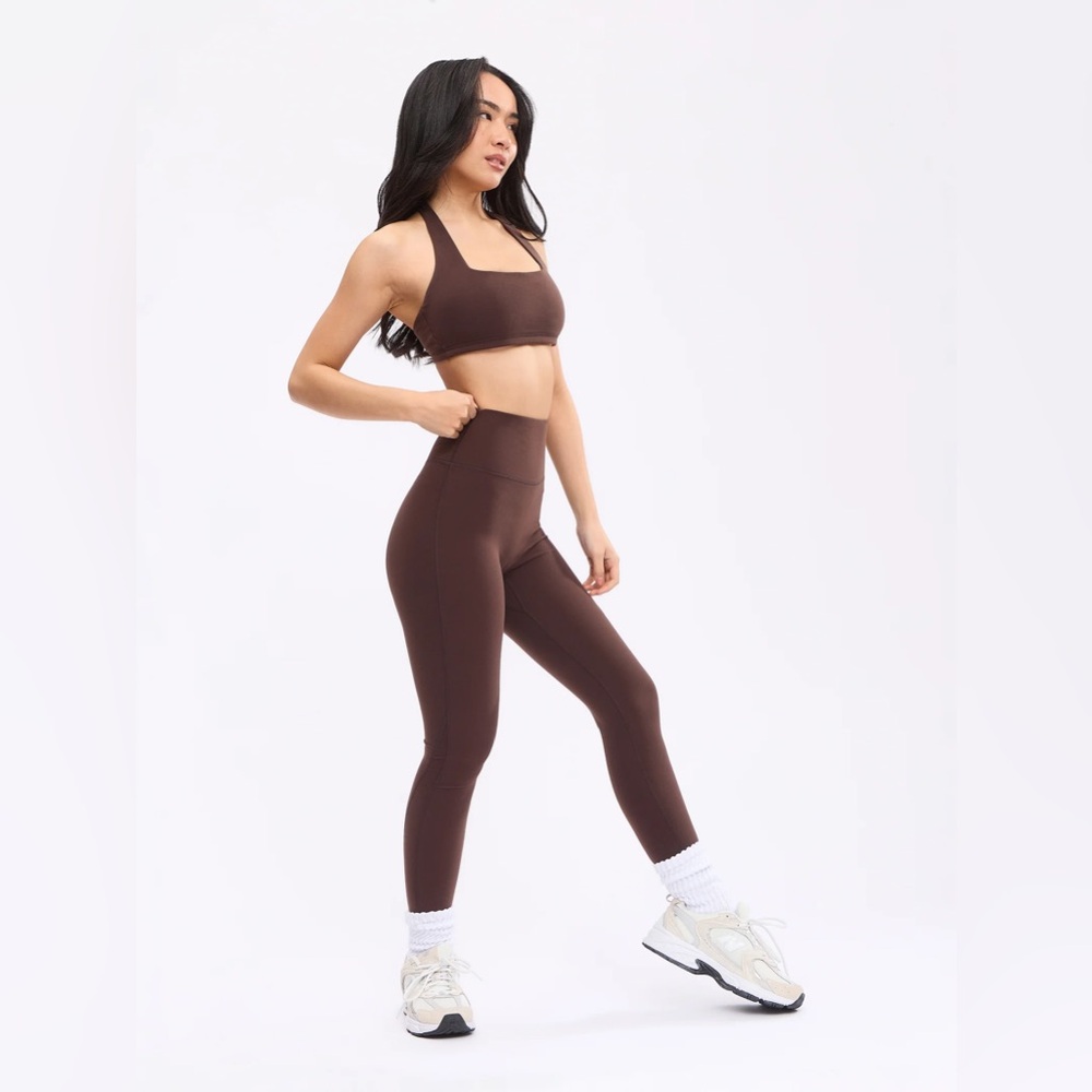BYLT Premium Basics Meta Workout Set Size Small Coffee Brown